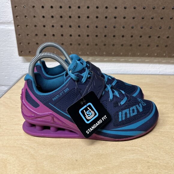 Inov8 Shoes - Inov8 Fastlift 325 Weightlifting Gym Shoes Women’s Blue Purple Size 6